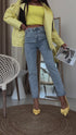 LIGHT BLUE, REGULAR FIT pants "DELICIOUS" T253-4